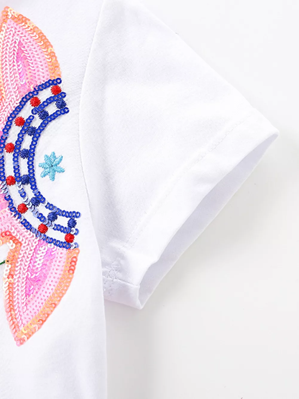 Children's Floral Embroidered Tulle Dress, image 4