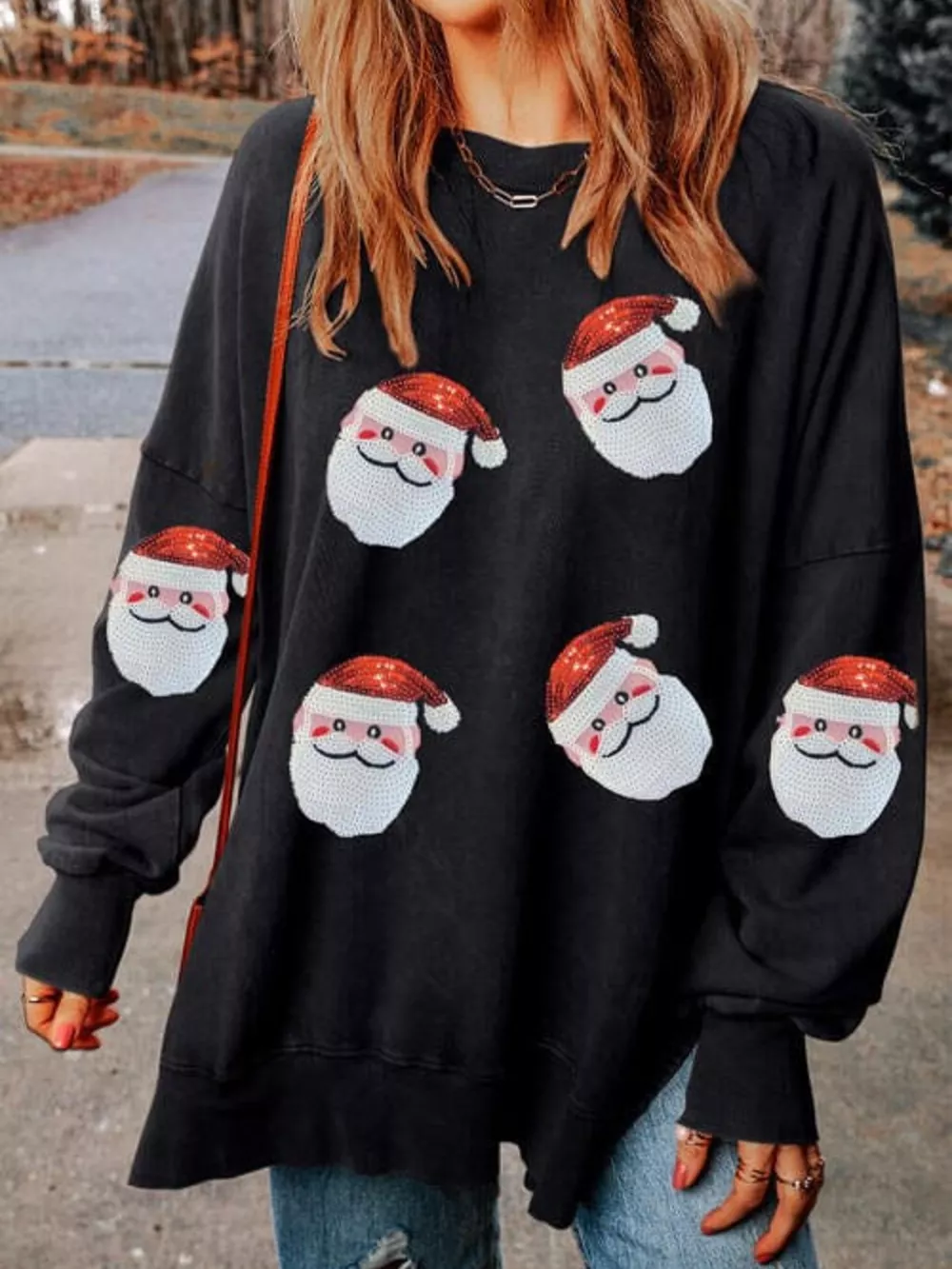 Santa Claus Oversized Sweatshirt, image 2