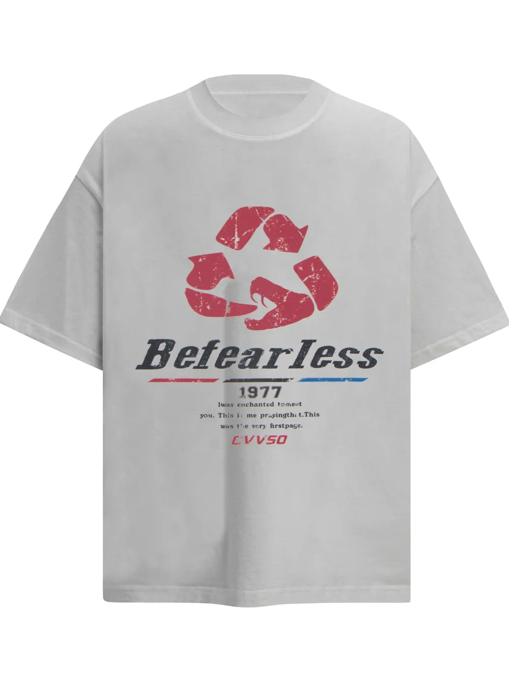 Men's Befearless Graphic Shost Sleeve T-Shirt, image 2
