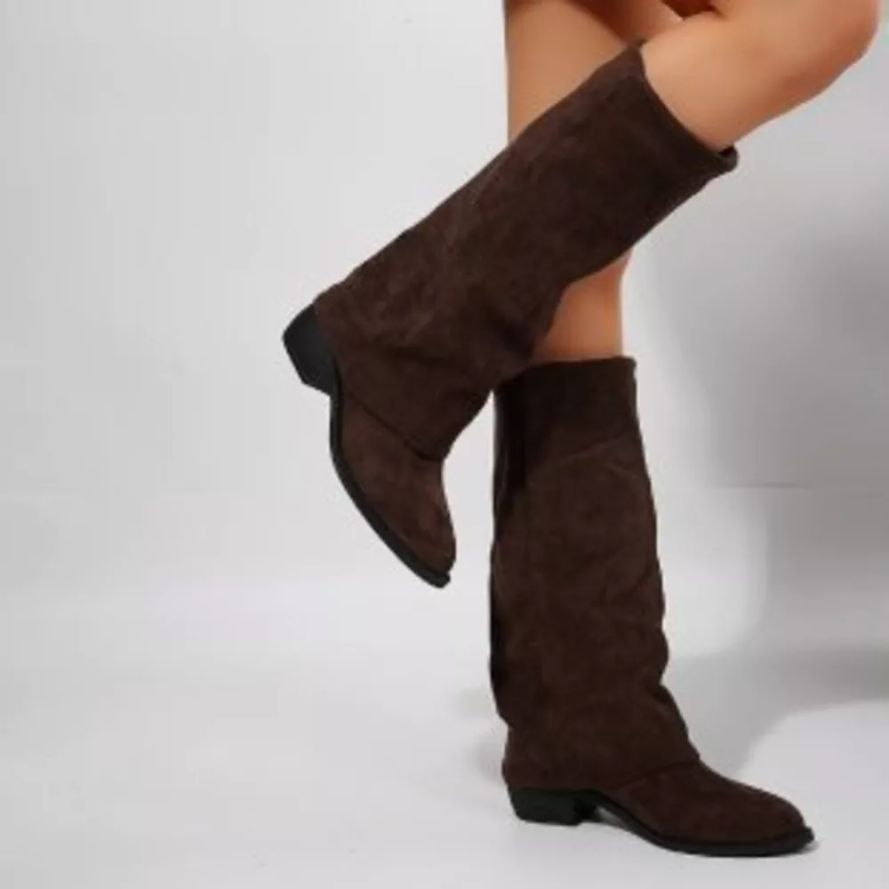 Point Toe Block Heels Boots, image 8