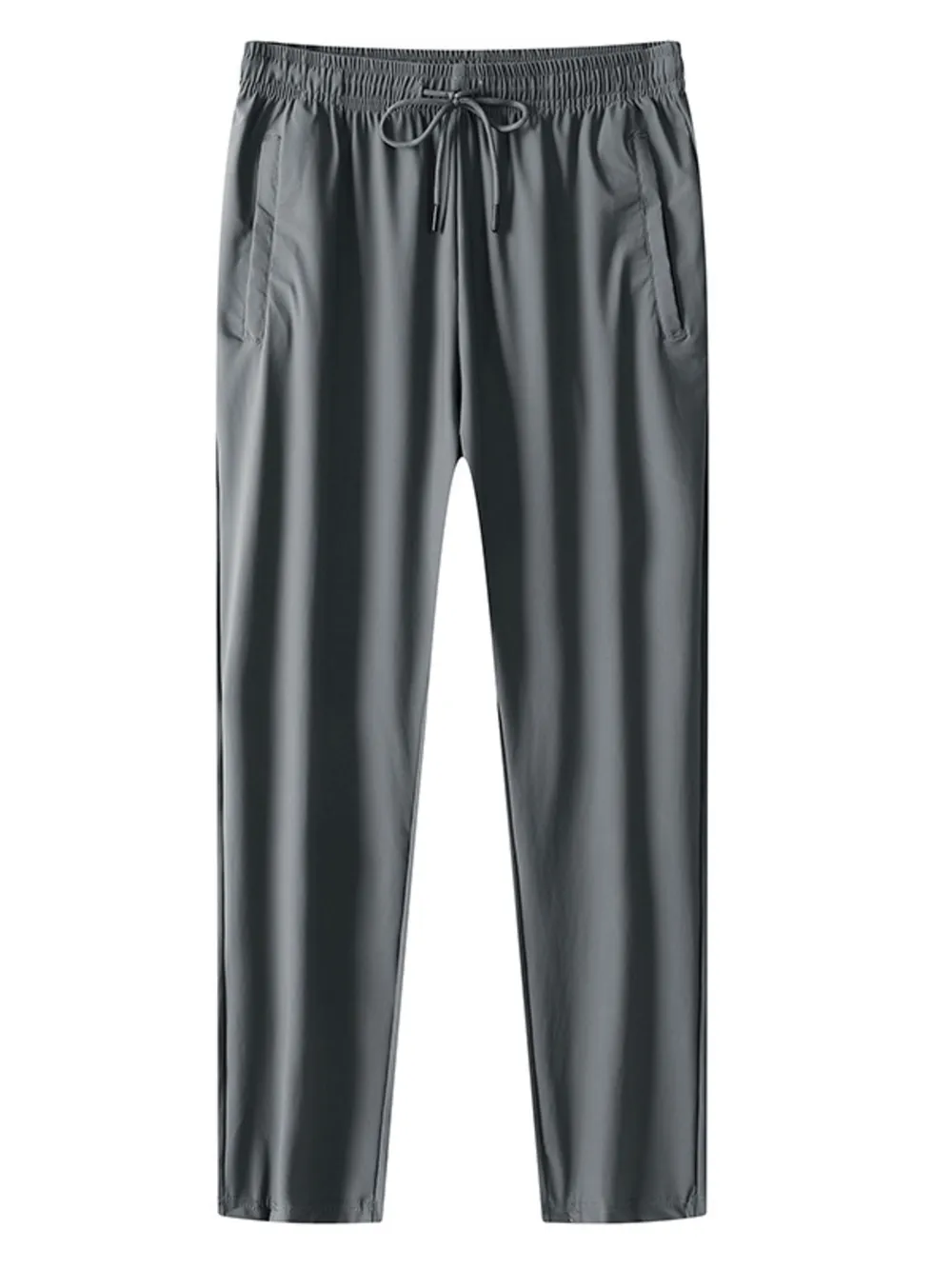 Men's Plus Size Drawstring Wide Leg Pants, image 2