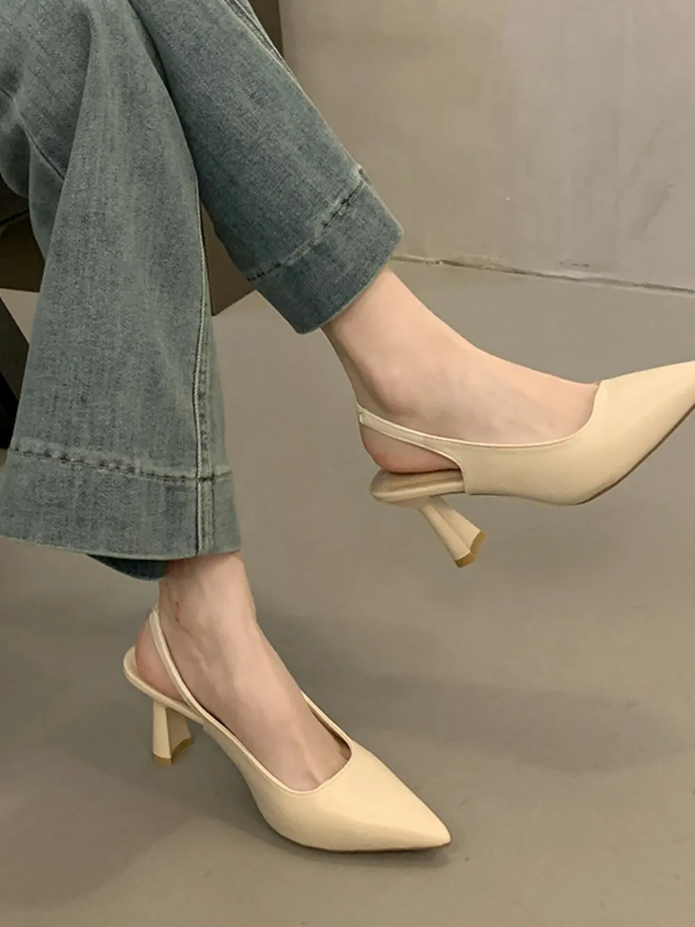 Point Toe Mid Heels Pumps, image 4