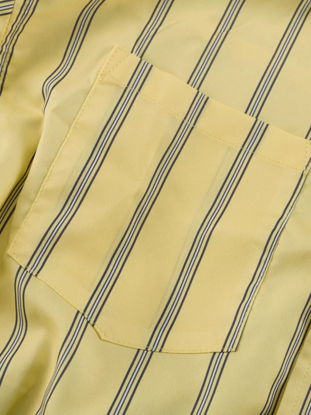 Striped Button Up Shirt and Shorts Set, image 11