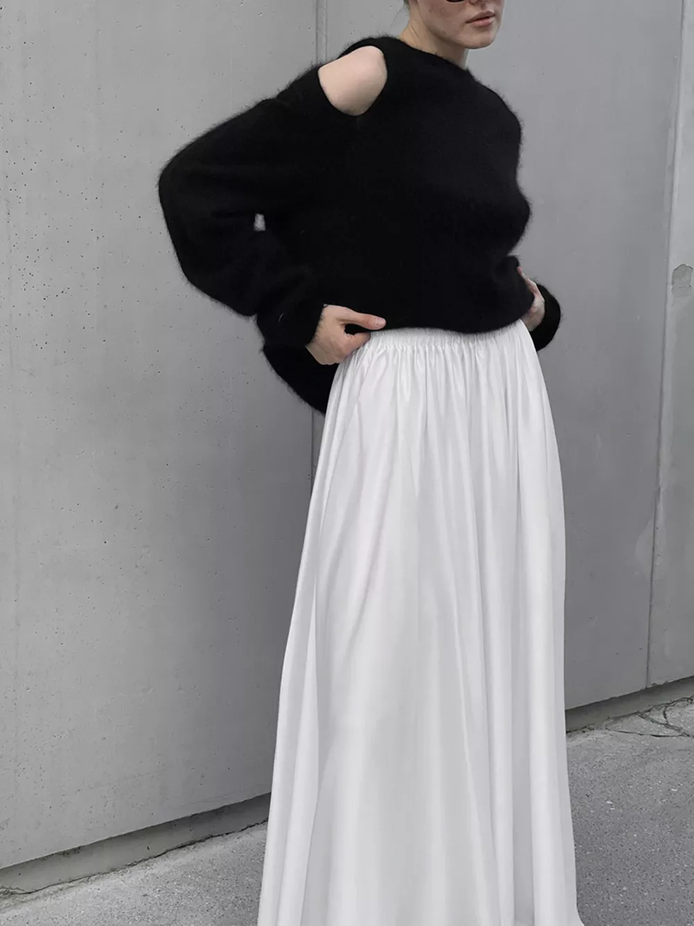 Elastic Waist Skirt
