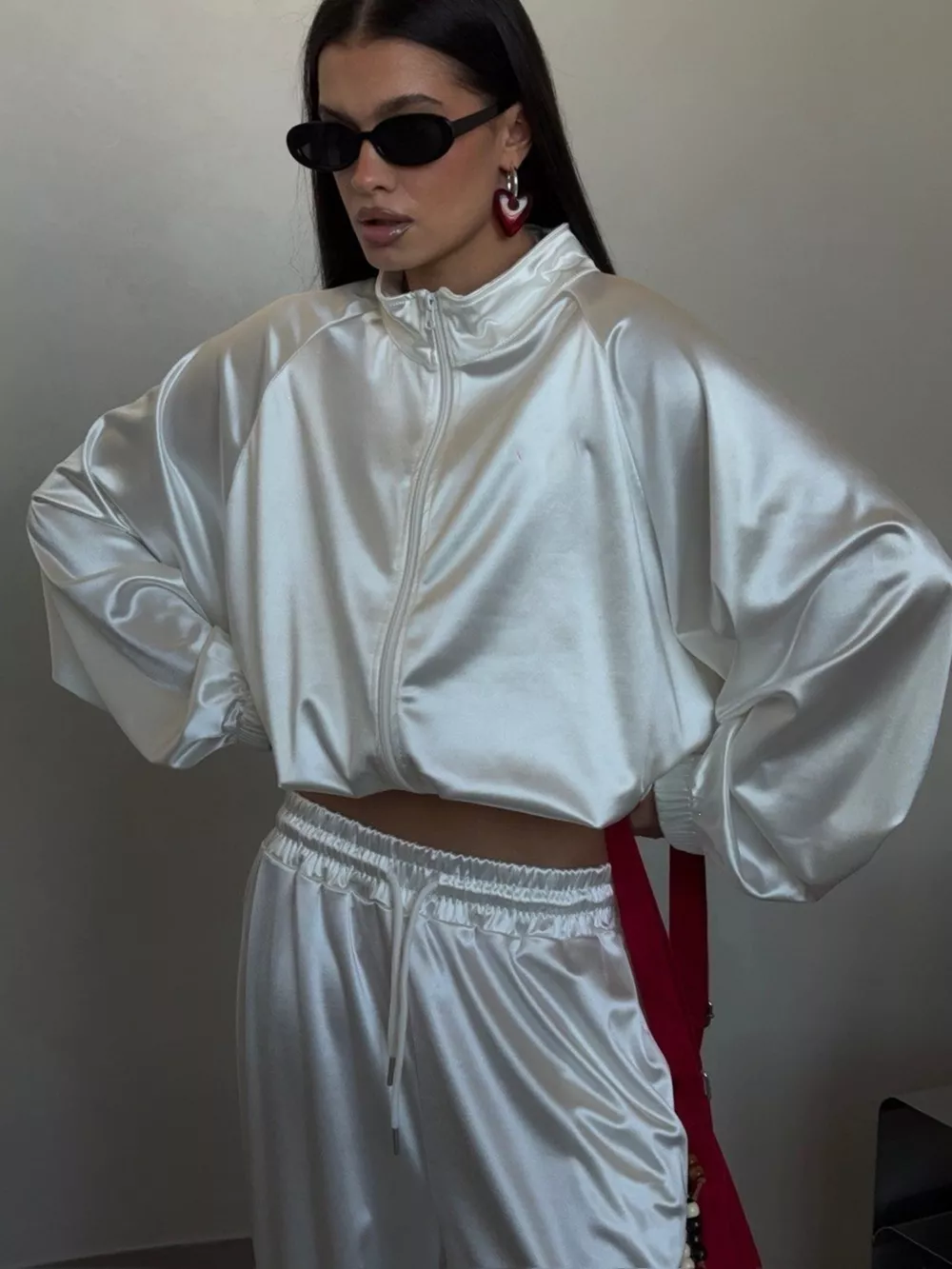 Zip Up Raglan Sleeve Jacket and Pants Set, image 22