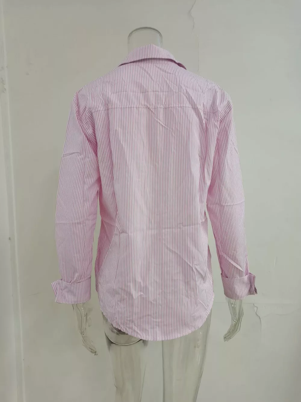 Striped Button-Down Relaxed Fit Shirt, image 9