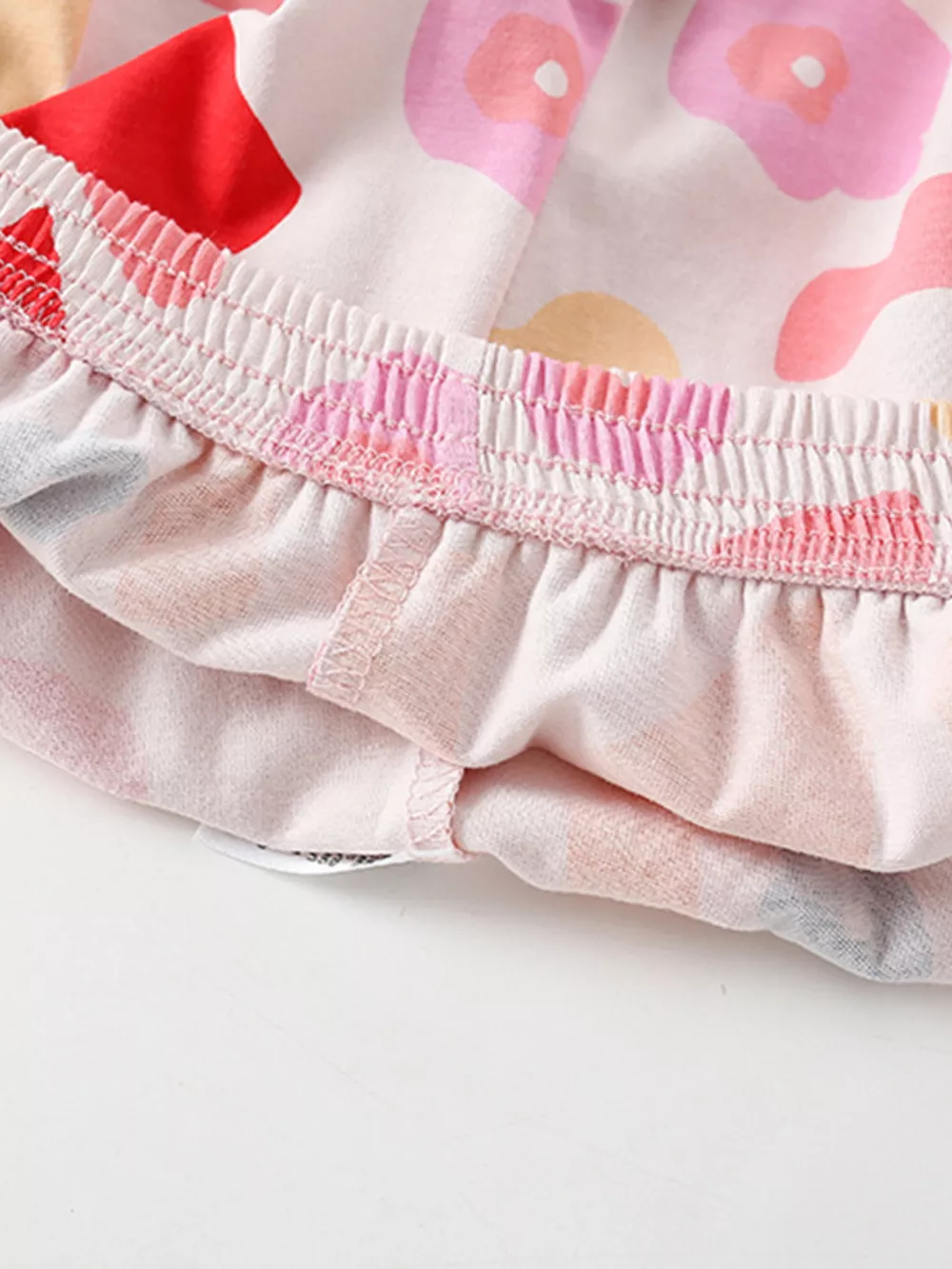 Children's Printed Round Neck Top and Shorts Set, image 4