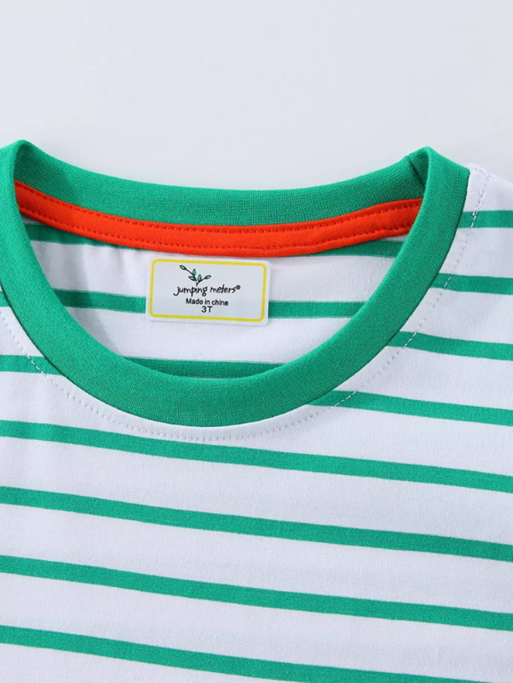 Children's Dinosaur Adventure Striped Long Sleeve T-Shirt, image 3