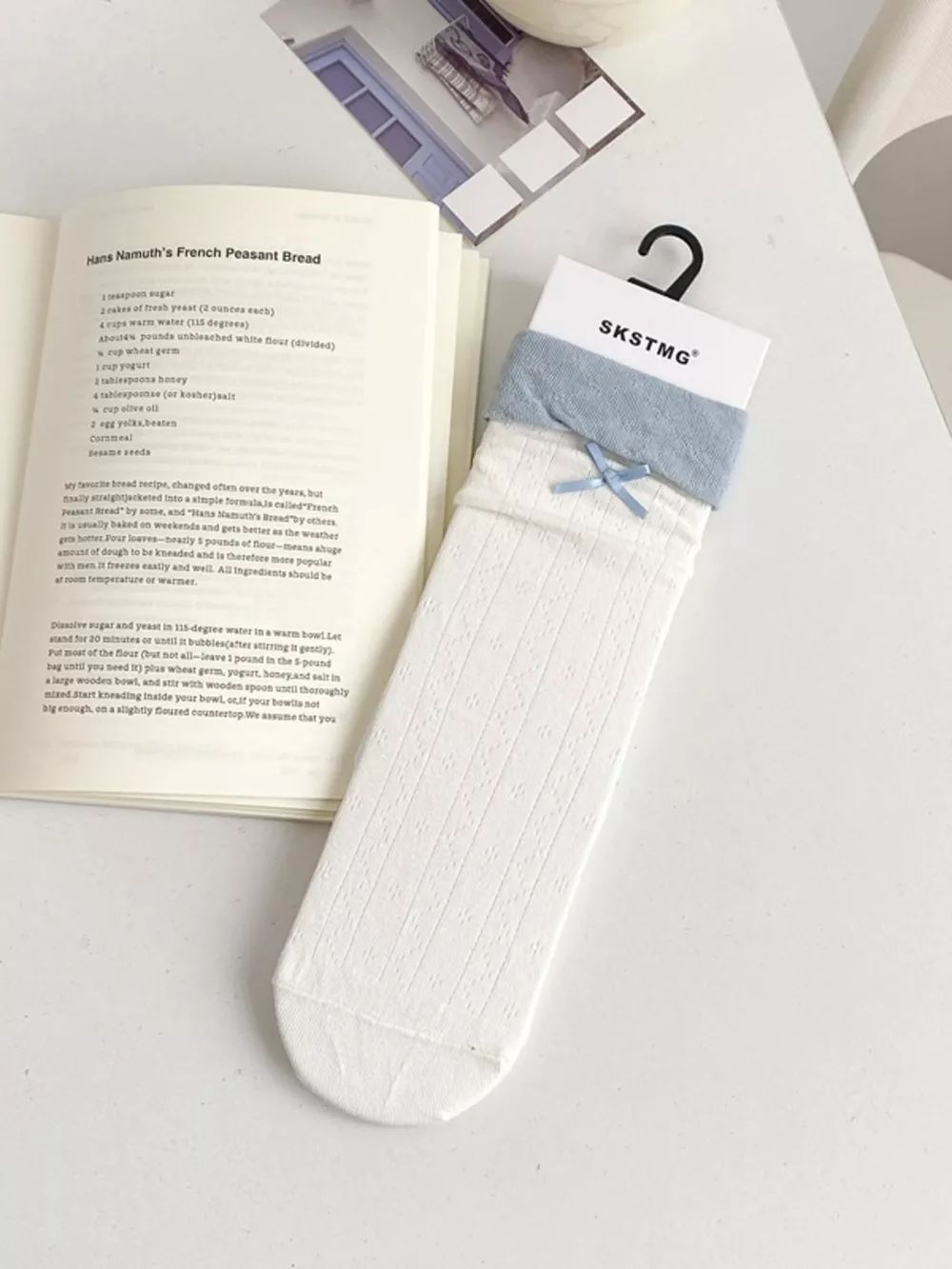 2 Pair Casual Breathable Crew Socks, image 2
