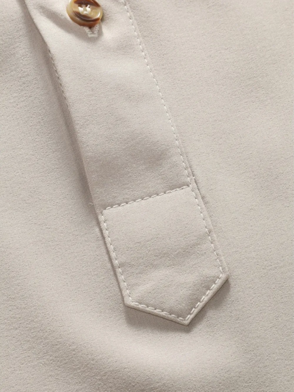 Men's Button Detail Short Sleeve Blouse, image 6
