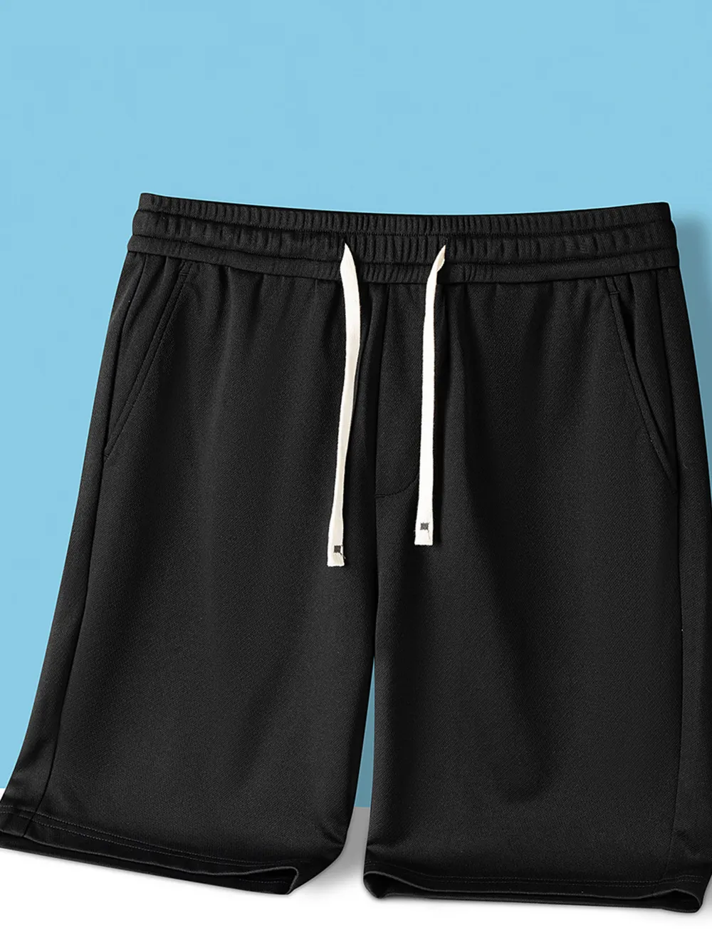 Men's Plus Size Drawstring Pocketed Shorts, image 4