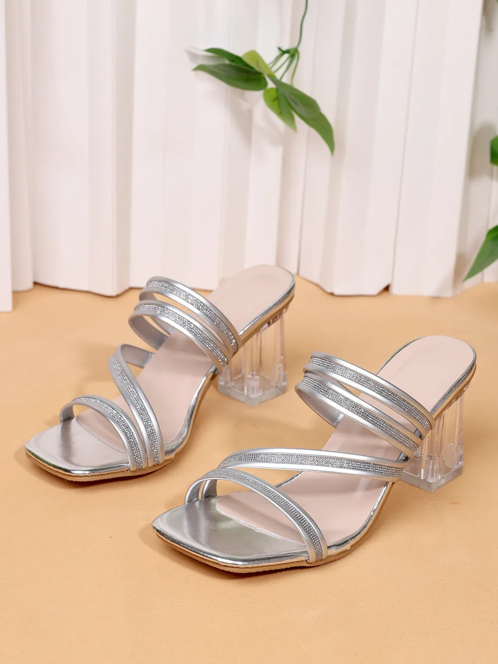 Open Toe Block Heel Sandals, image 3