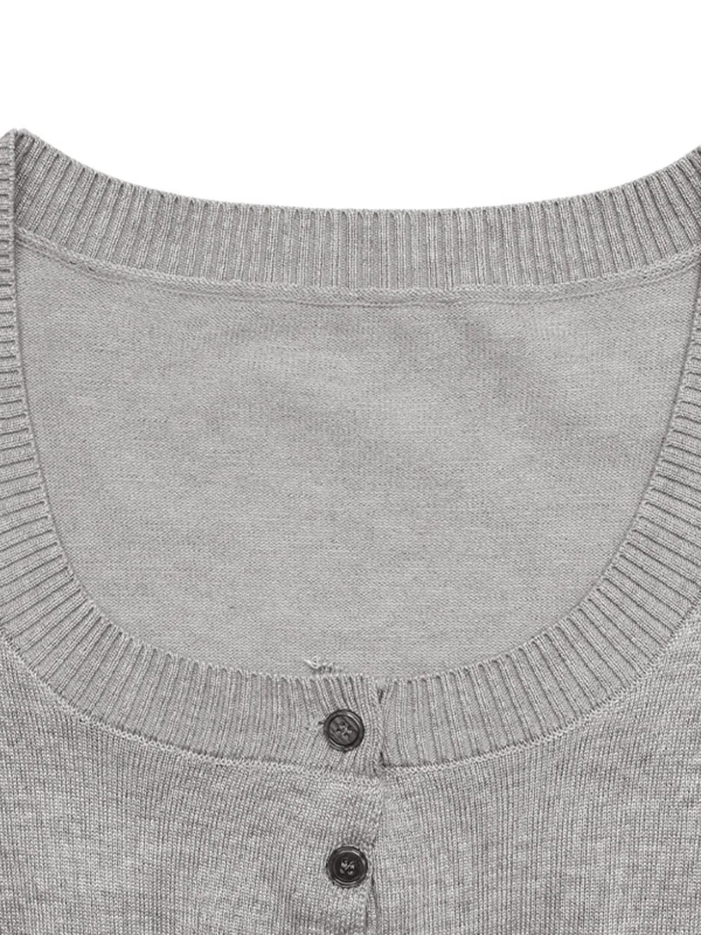 Ribbed Long Sleeve Top and Skirt Knit Set, image 7