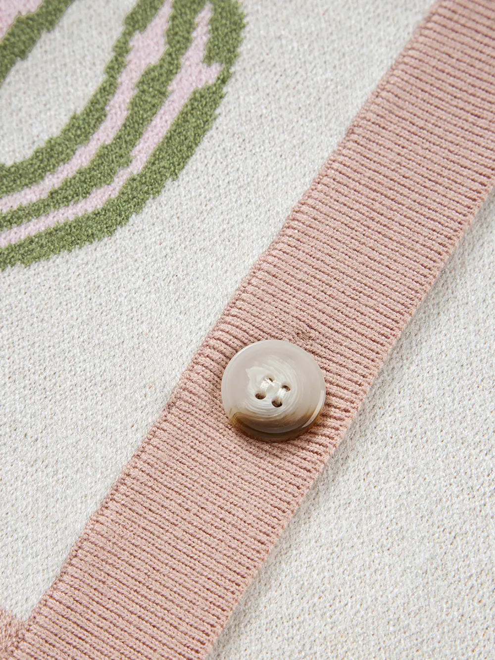 Desert Cactus Buttoned Front Sweater Cardigan, image 9