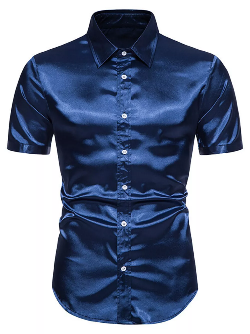 Men's Button Up Short Sleeve Shirt, image 10