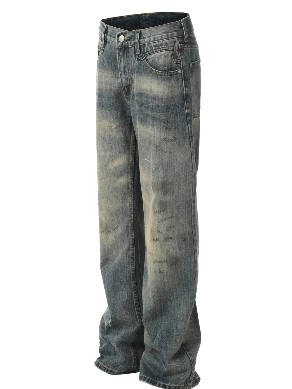 Men's Wide Leg Jeans, image 2