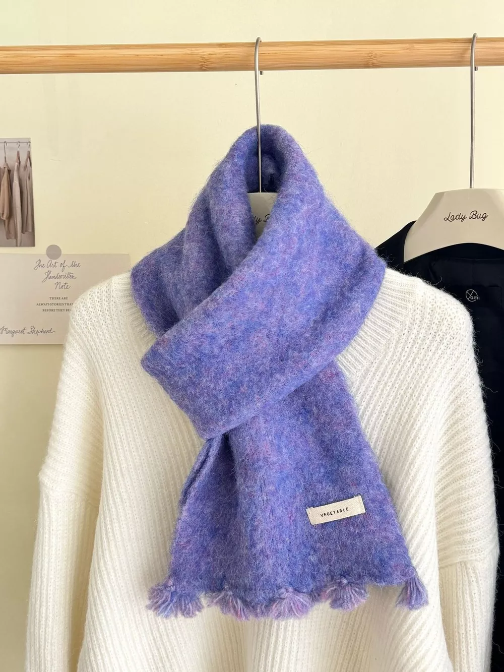 Tassel Knitted Scarf, image 10