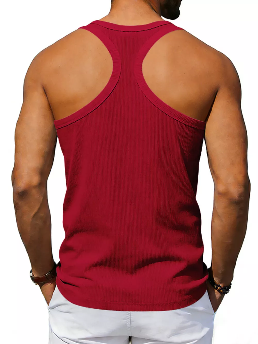 Men's Full Size Round Neck Tank Plus Size, image 13