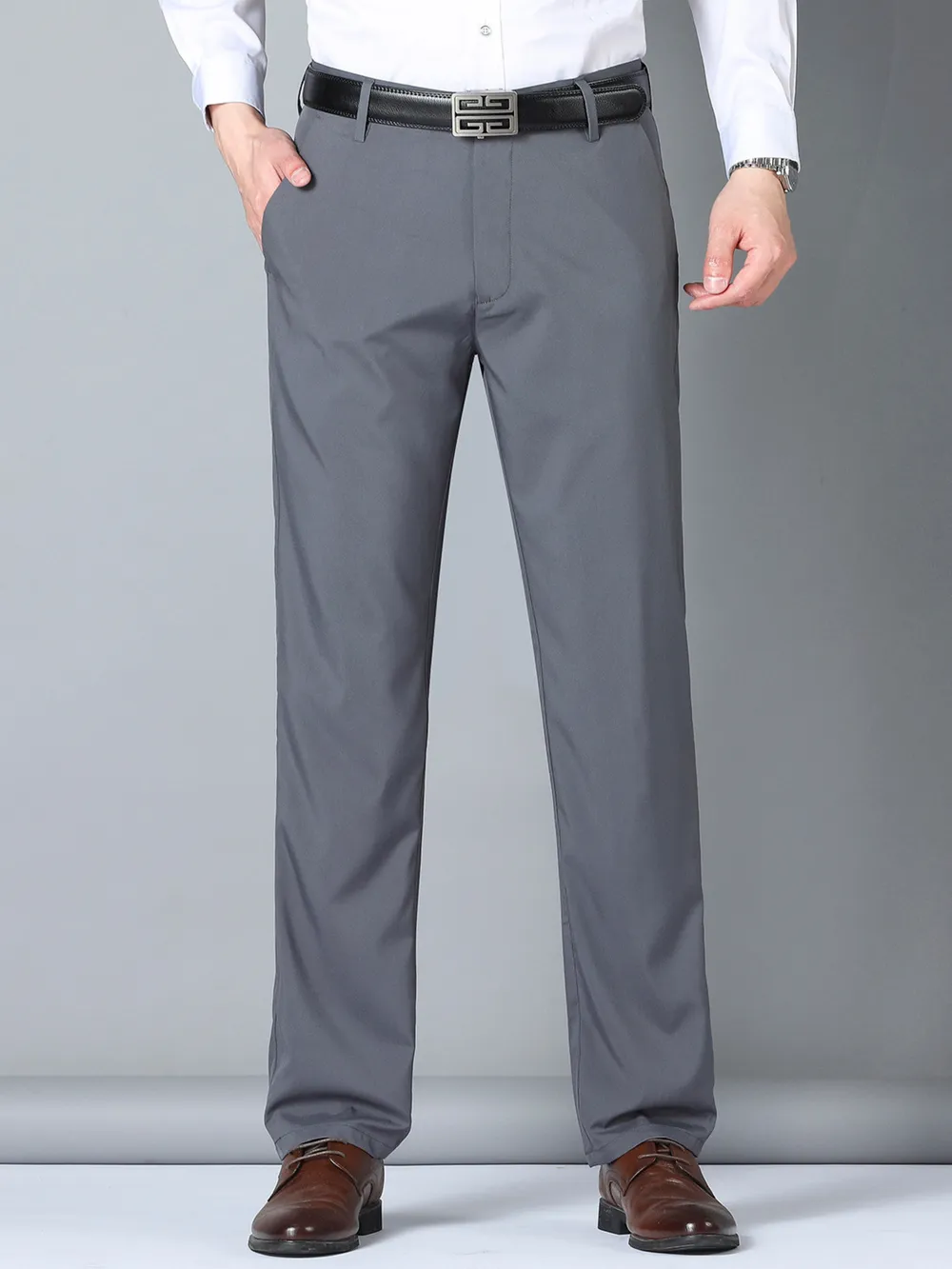 Men's Slim Fit Casual Pants, image 5