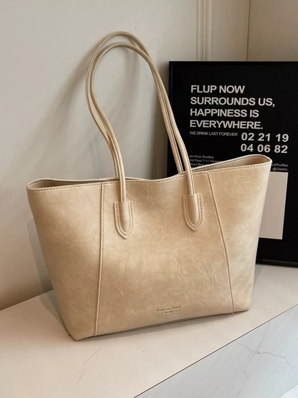 Classic Leather Tote Bag, image 10