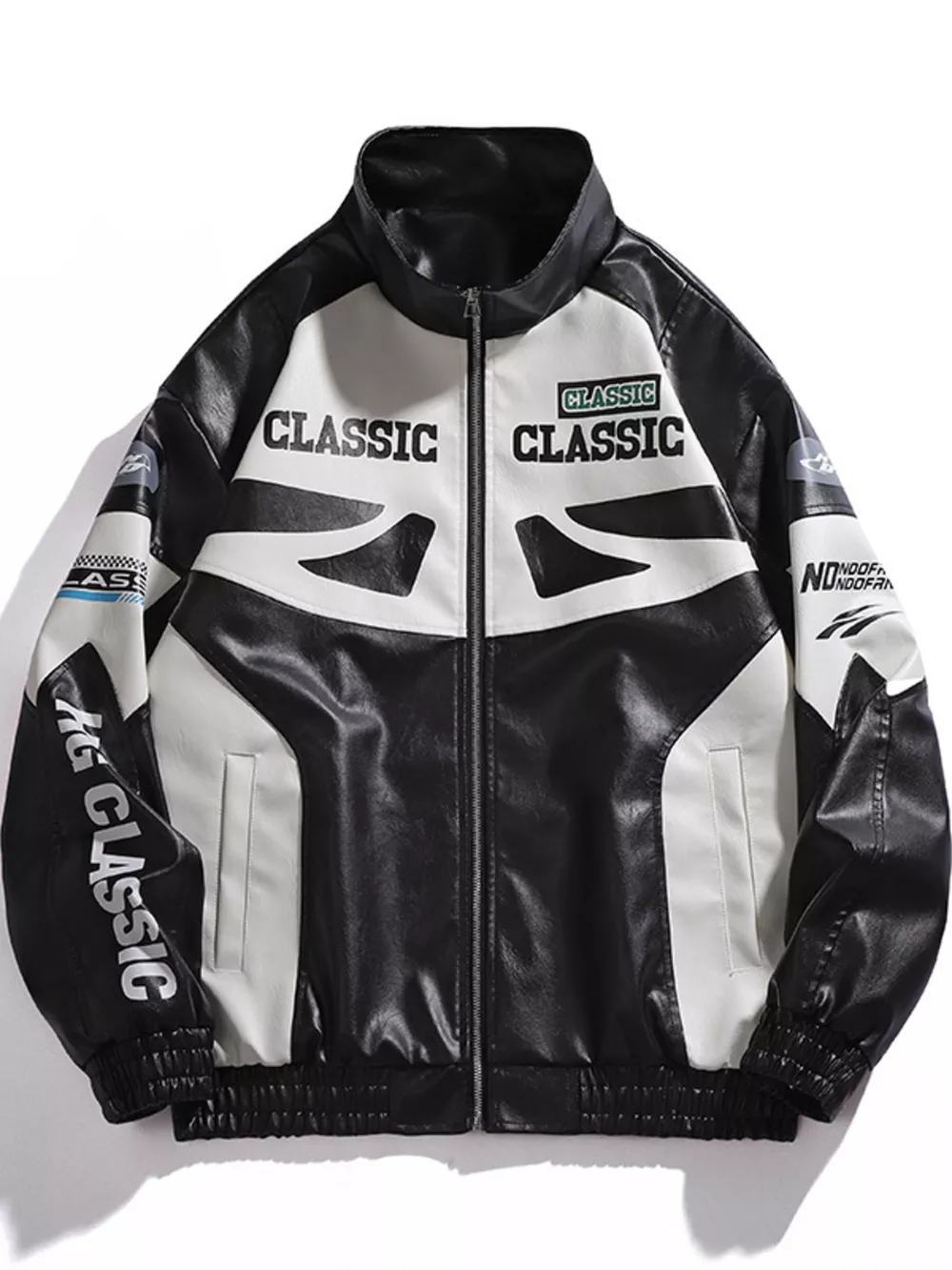 Men's Plus Size Zip Up Long Sleeve Jacket, image 5