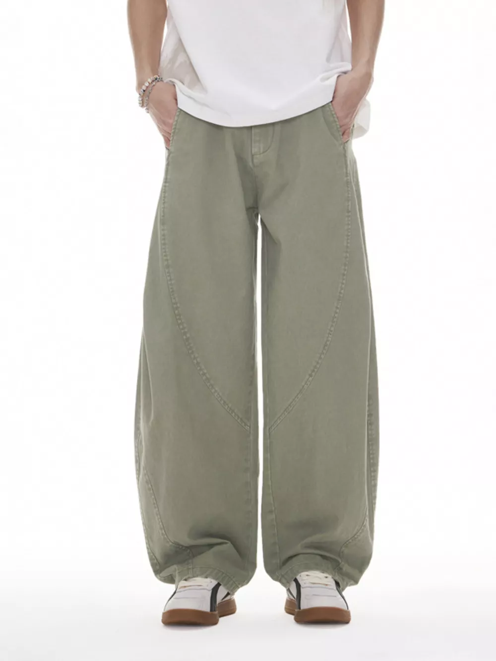 Men's Wide Leg Casual Pants, image 3