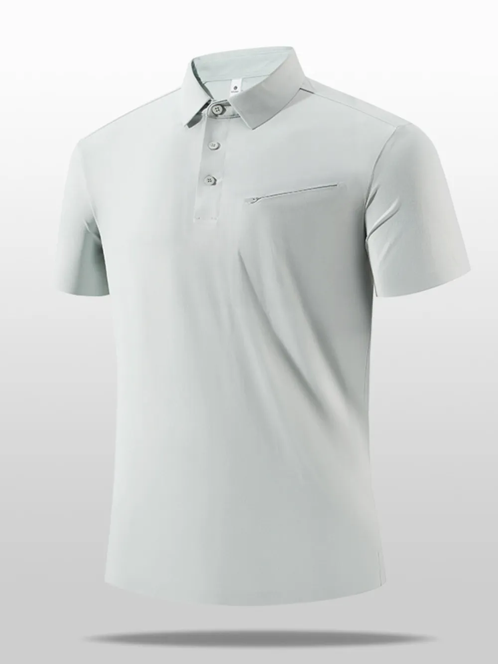 Men's Plus Size Button Detail Short Sleeve Polo, image 2