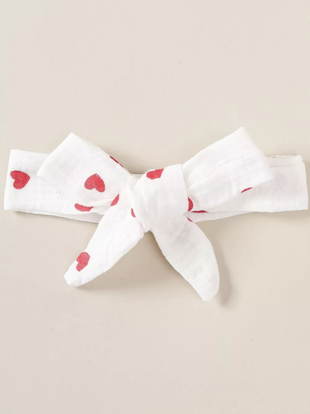 Children's Heart Print Top and Flare Pants with Headband, image 2