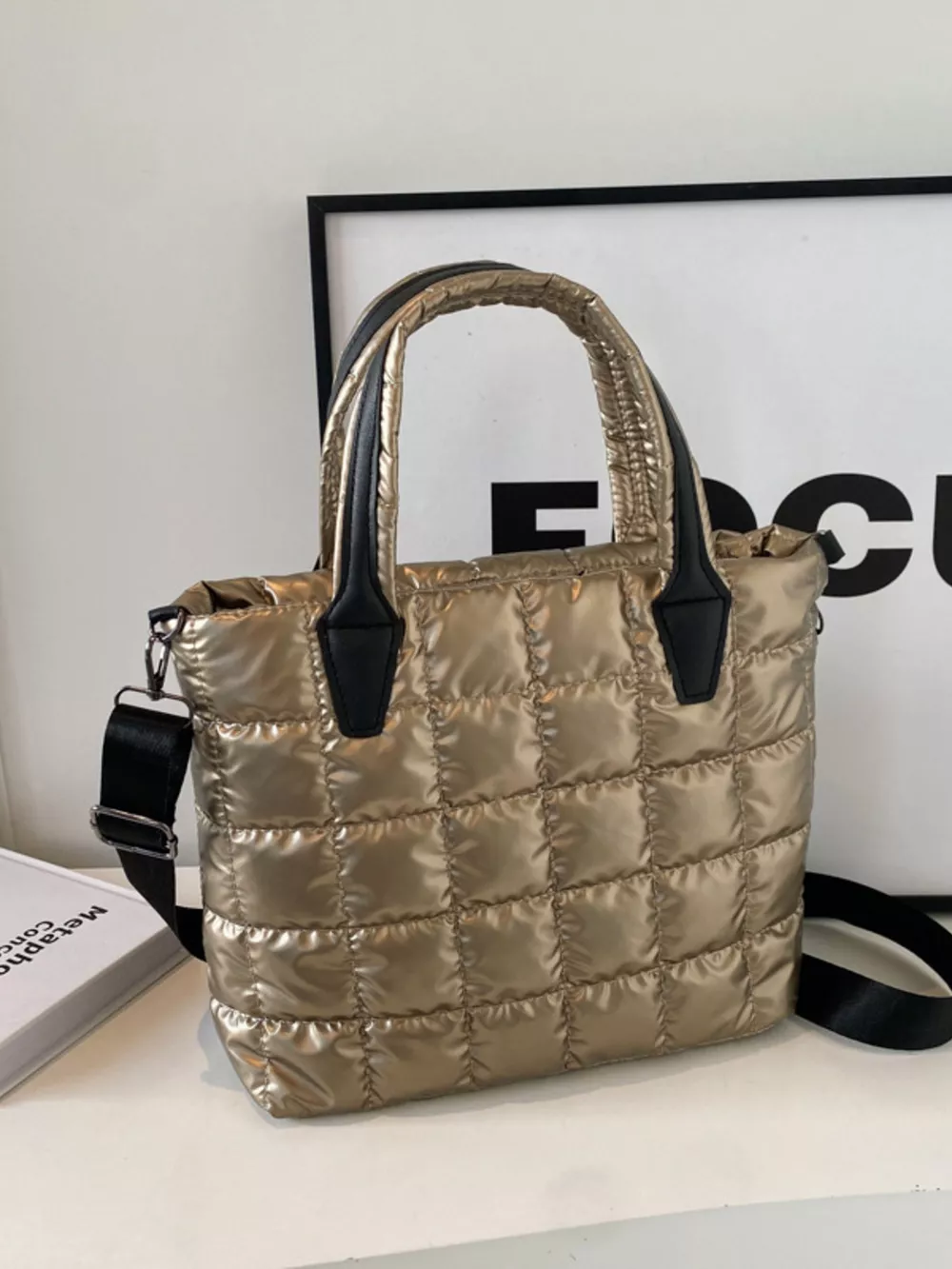Bubble Textured Tote Crossbody Bag, image 18