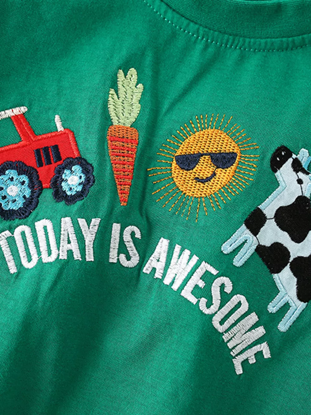 Children's Embroidered Short Sleeve T-Shirt, image 3