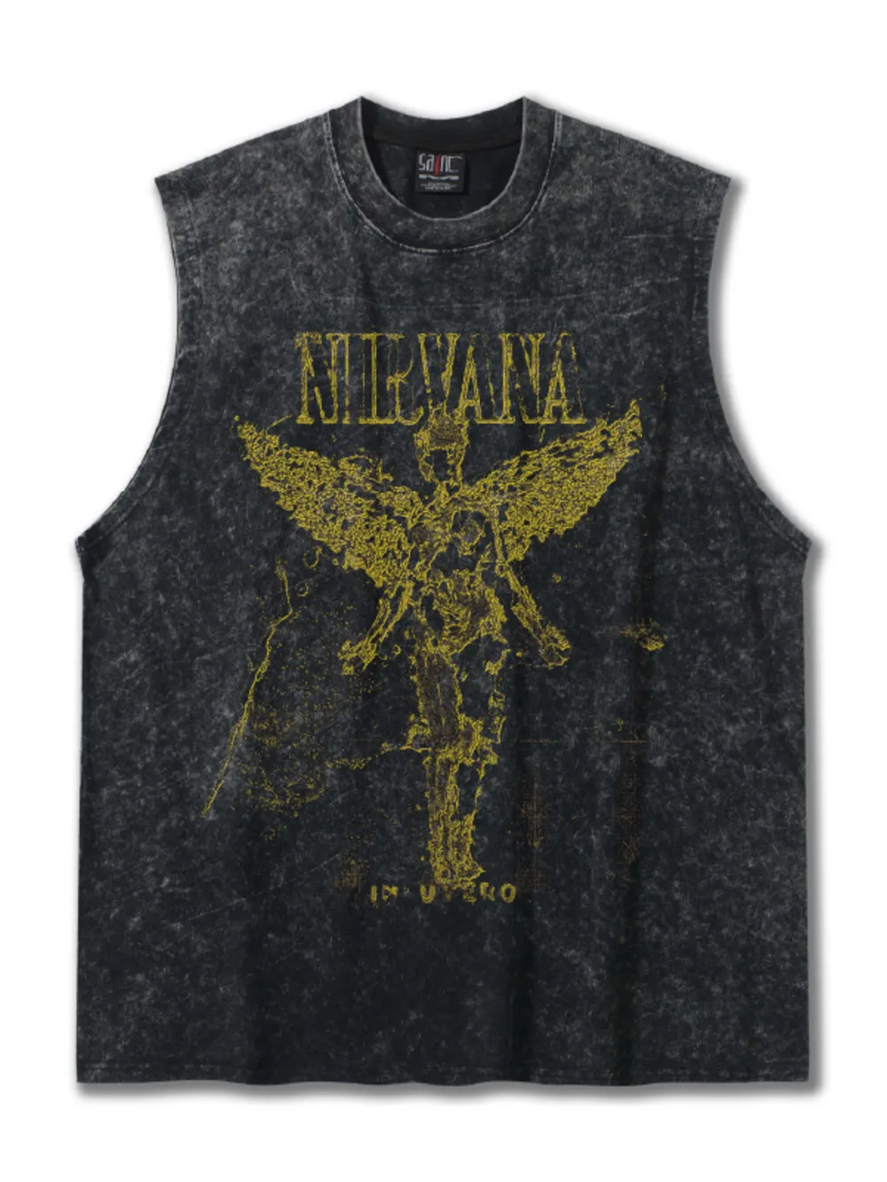 Men's Graphic Round Neck Tank, image 2