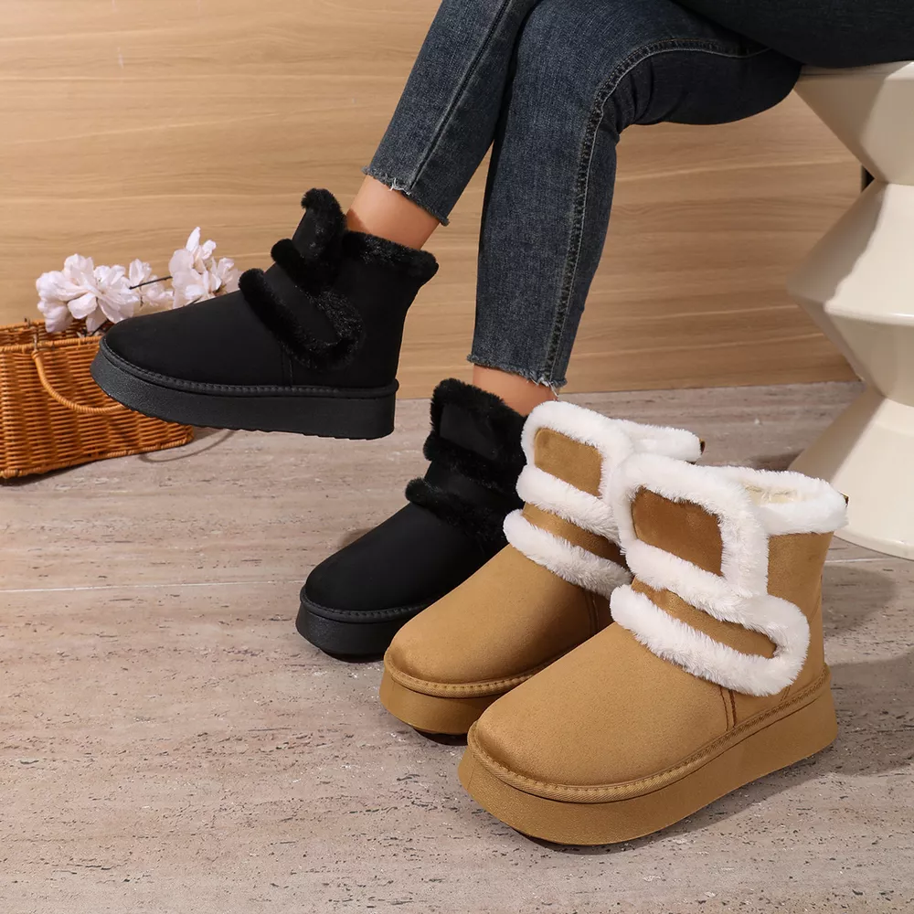 Round Toe Platform Boots, image 2
