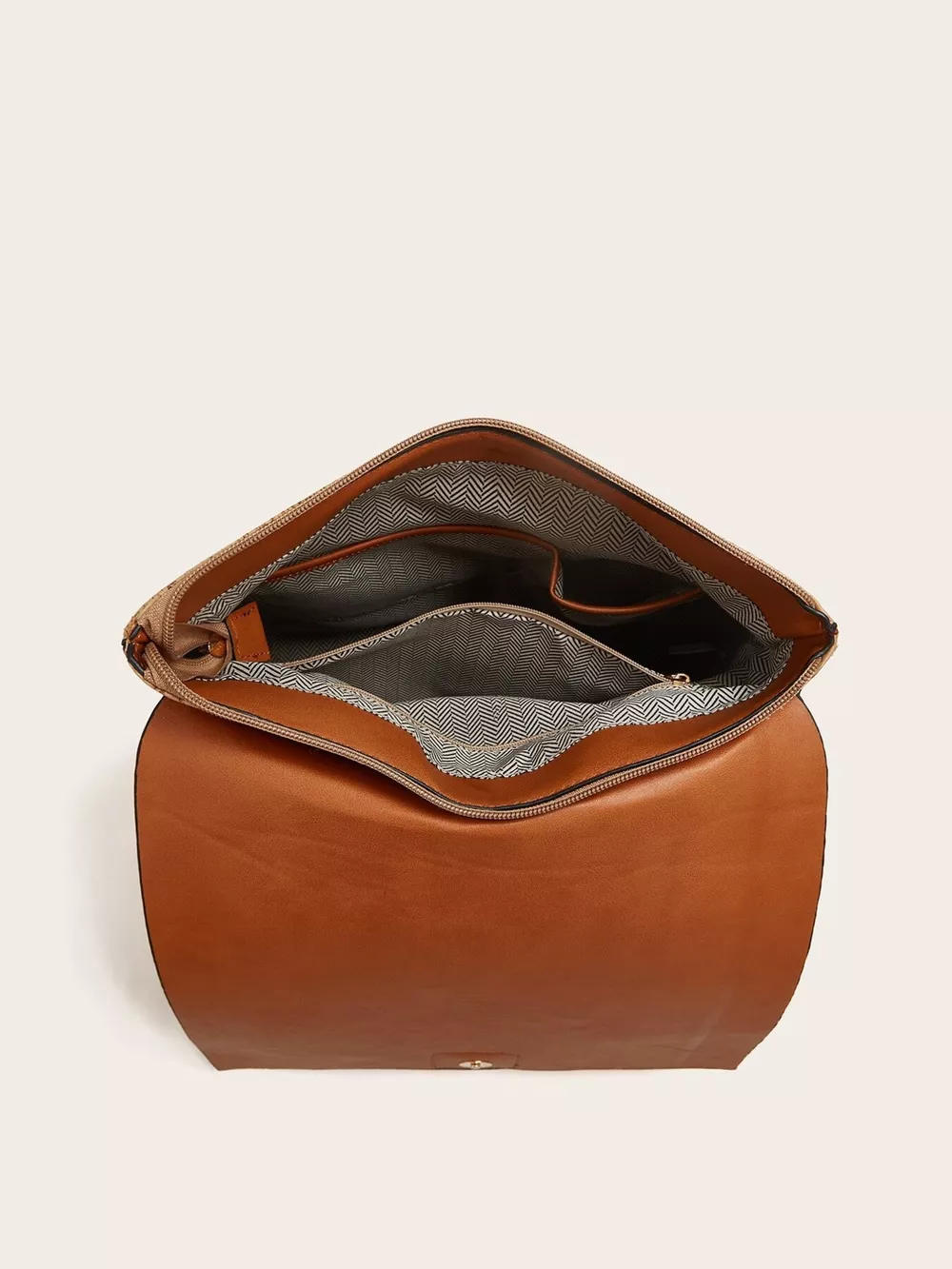 Vintage Bark Print Flap Backpack, image 5