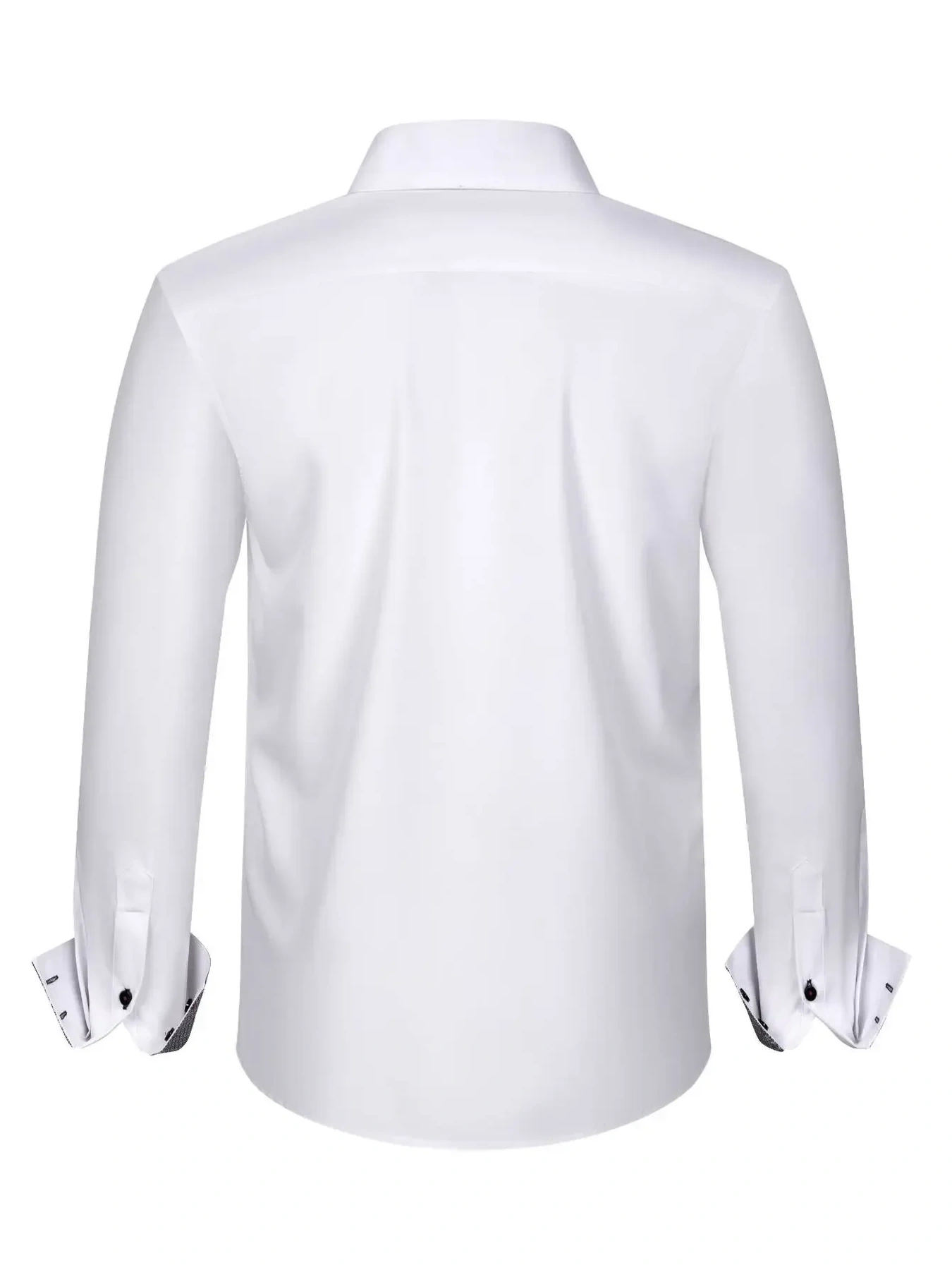 Men's Full Size Button-Down Casual Shirt with Contrast Cuffs Plus Size, image 11