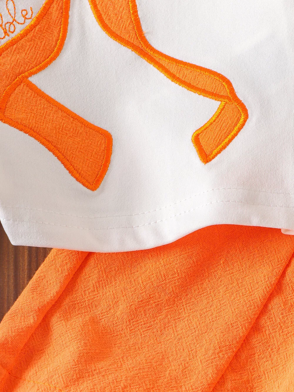 Children's Bow Round Neck Top and Shorts Set, image 4
