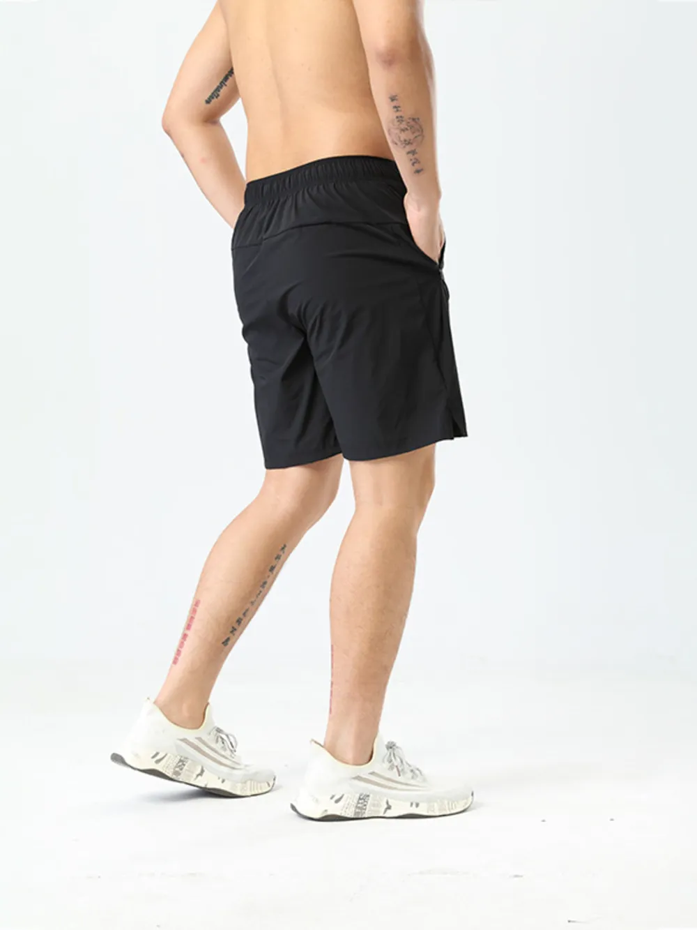 Men's Plus Size Pocketed Active Shorts, image 3