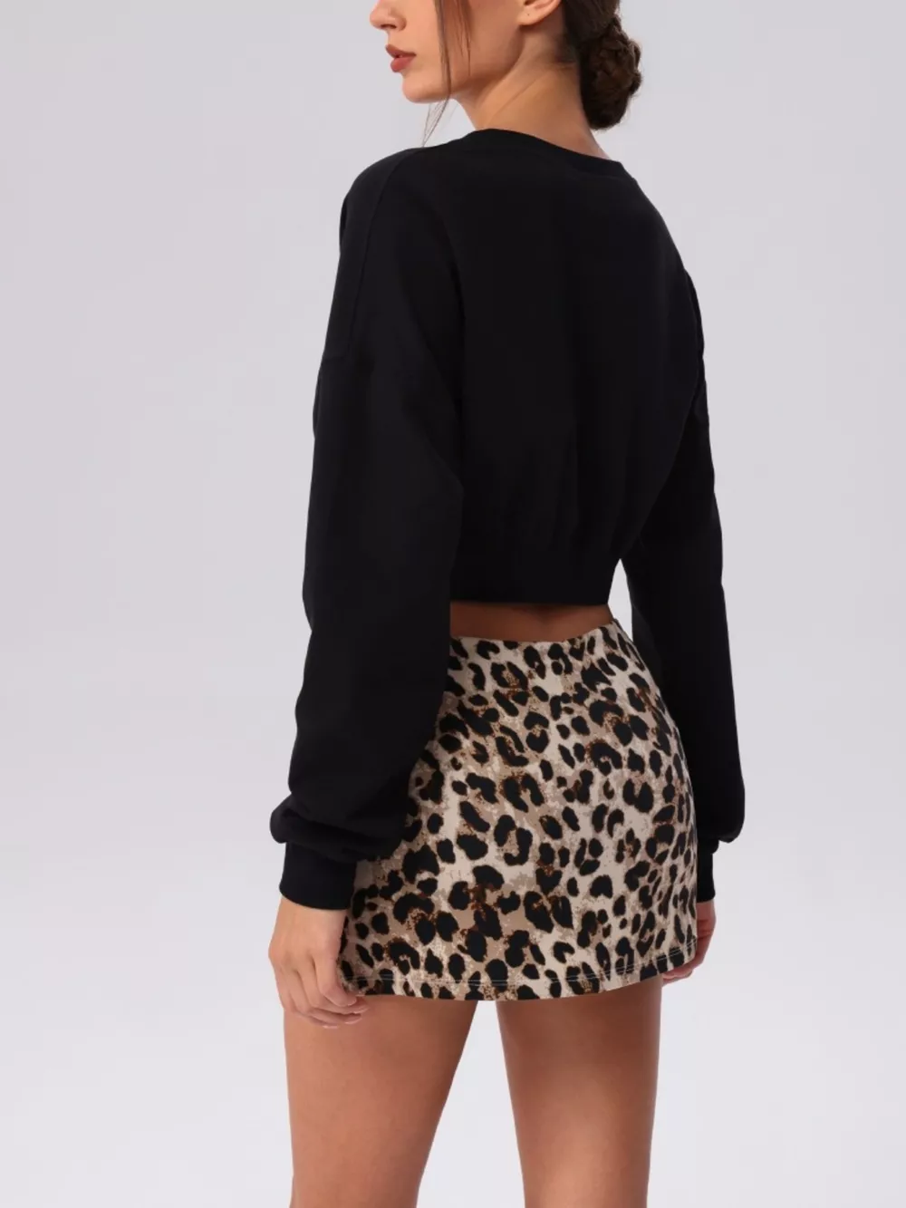 Cropped Button-Down Active Cardigan, image 6