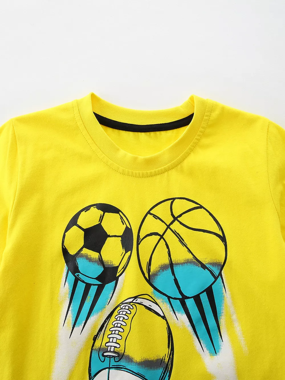 Children's Ball Graphic T-shirt and Shorts Set, image 3