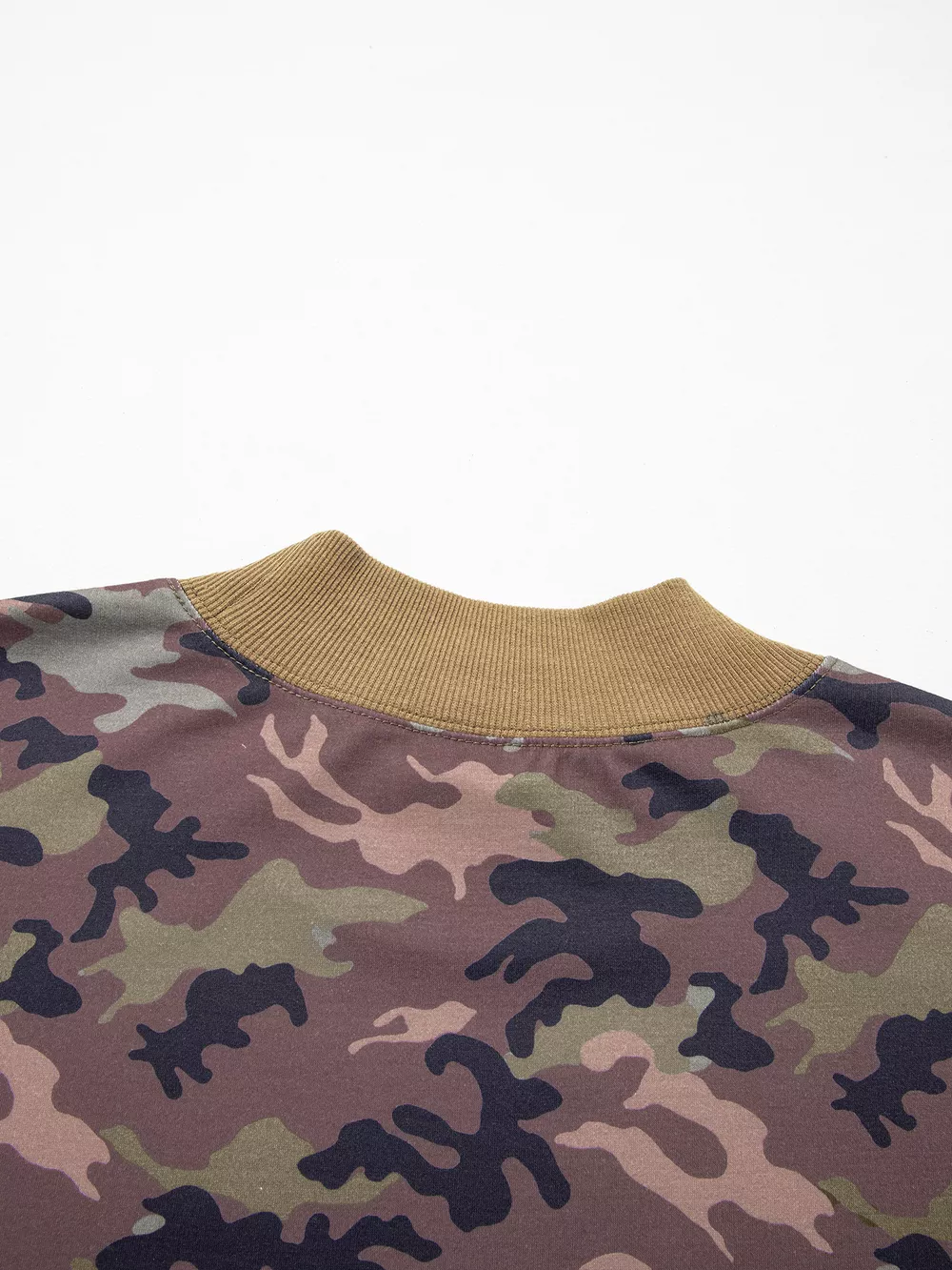 Plus Size Camouflage Print Long Sleeve Oversized Shift Sweatshirt, image 8