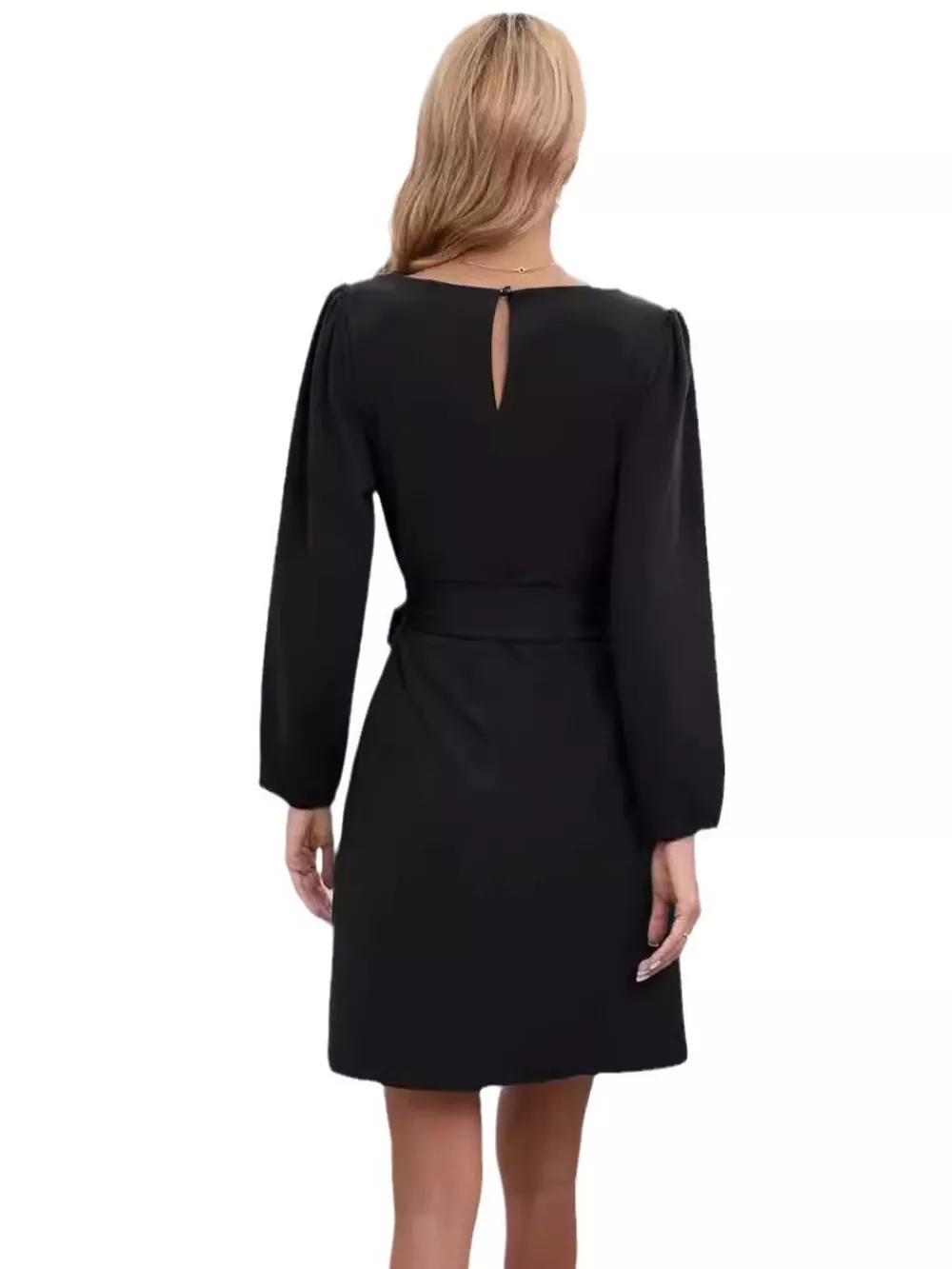 Tie-Waist Mini Dress, image 10