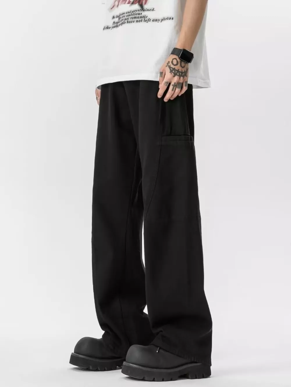 Men's Plus Size Loose Fit Pants, image 7