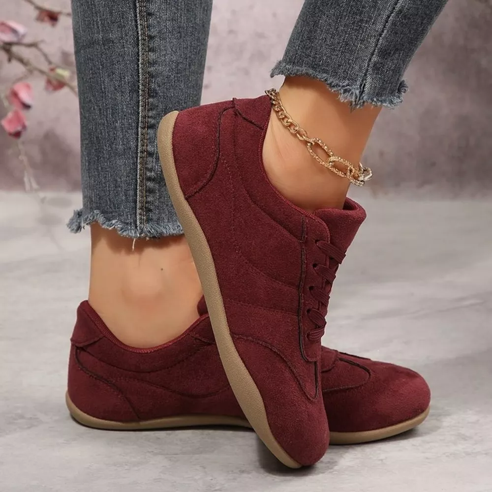 Round Toe Lace Up Sneakers, image 5