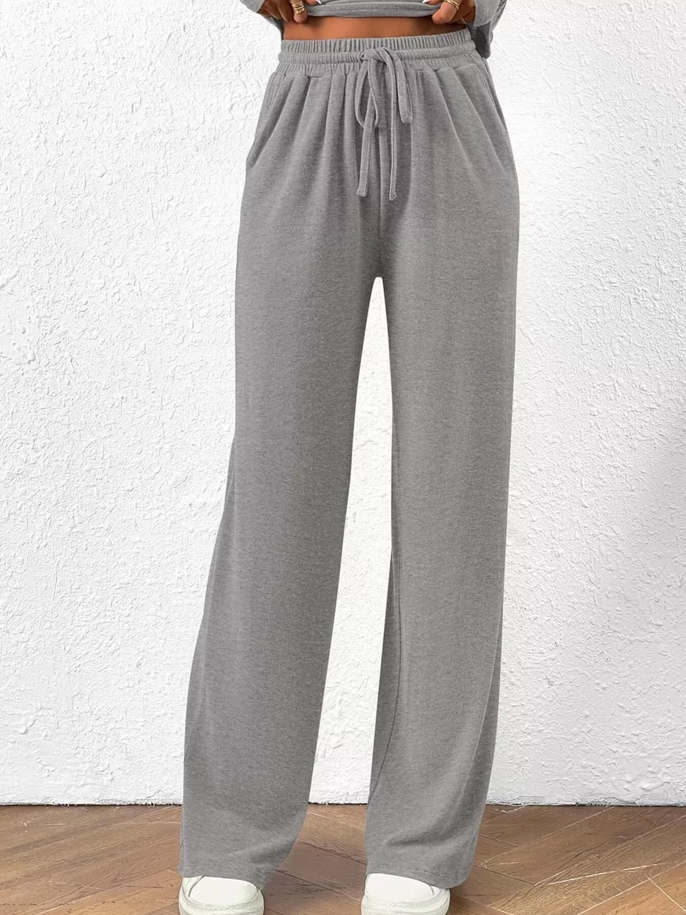 Long Sleeve Top and Wide Leg Pants Set, image 24