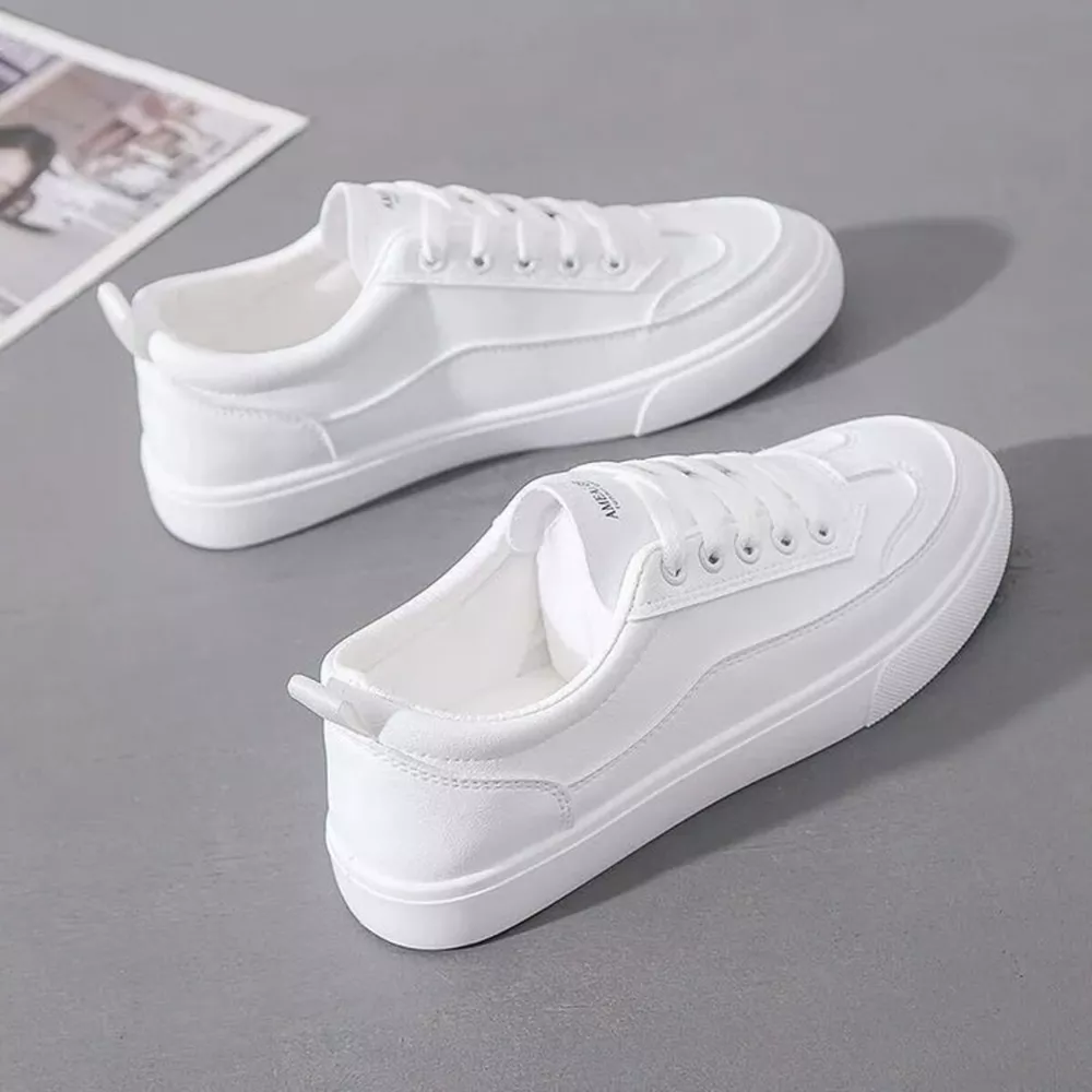 Round Toe Platform Sneakers, image 5