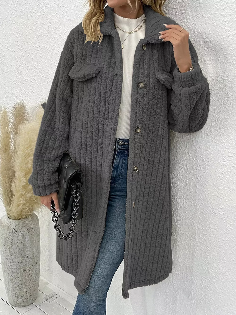 Button-Down Longline Outerwear, image 6