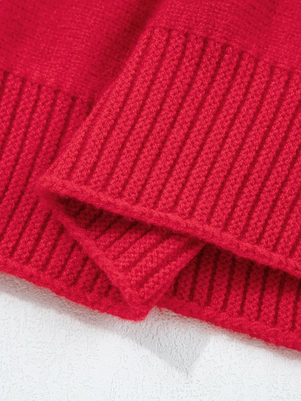 Striped Sleeve Crew Neck Sweater, image 8