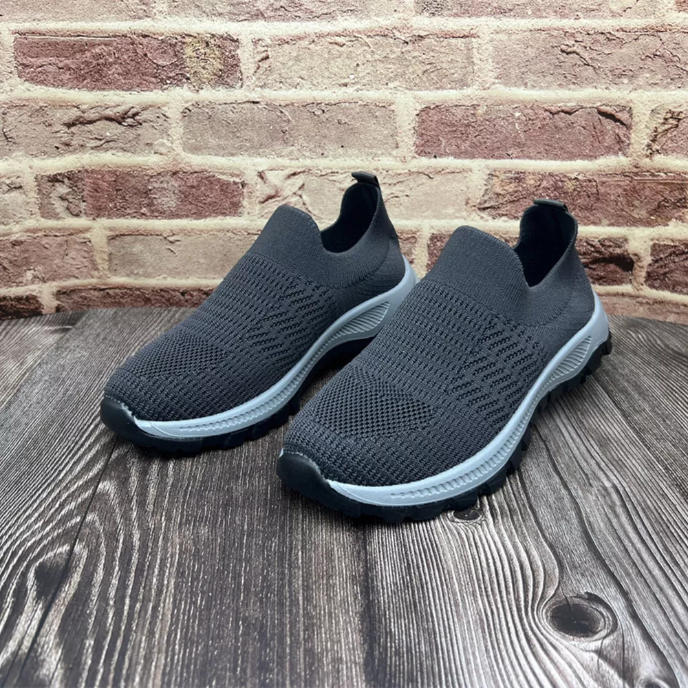 Round Toe Mesh Slip-Ons, image 4