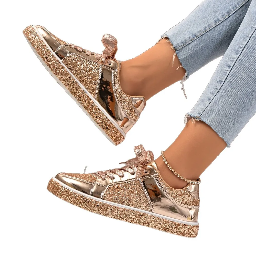 Round Toe Lace Up Sneakers, image 3