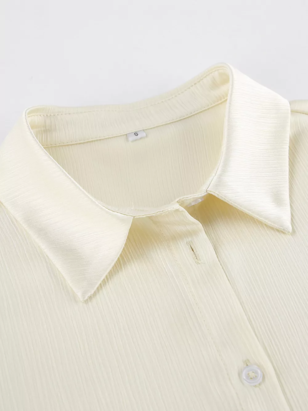 Texture Shirt and Wide-Leg Pants Set, image 10