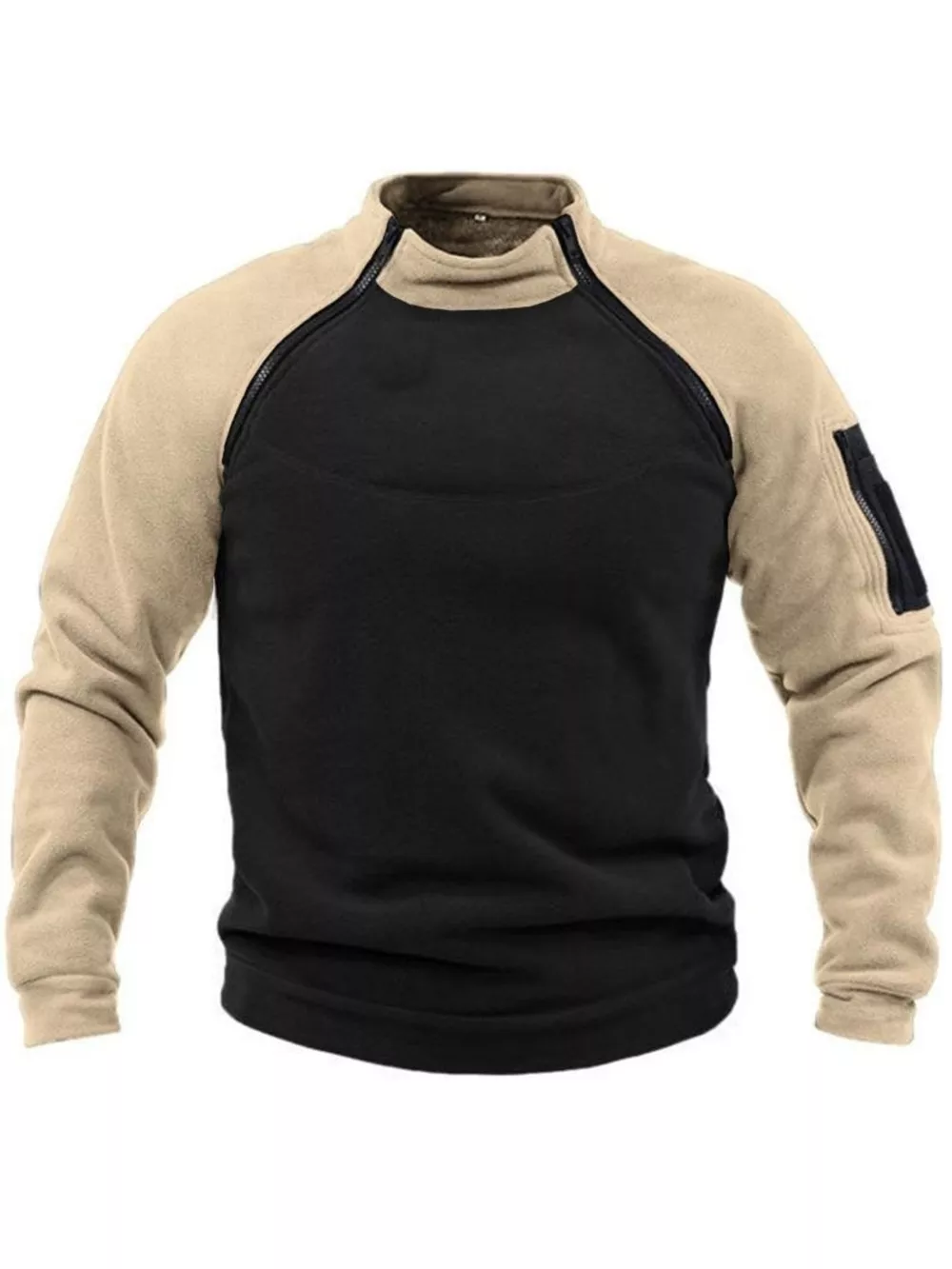 Men's Full Size Long Sleeve Fleece Sweatshirt Plus Size, image 9